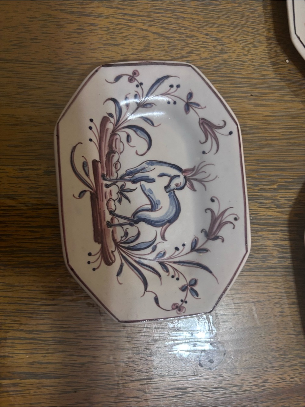 vintage hand painted pottery